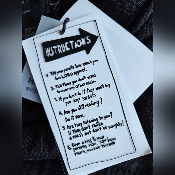 Loud Apparel Winged Pants Kids SZ 5 - Picture 4 of 10